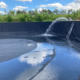 Aufbau Testwasserbecken